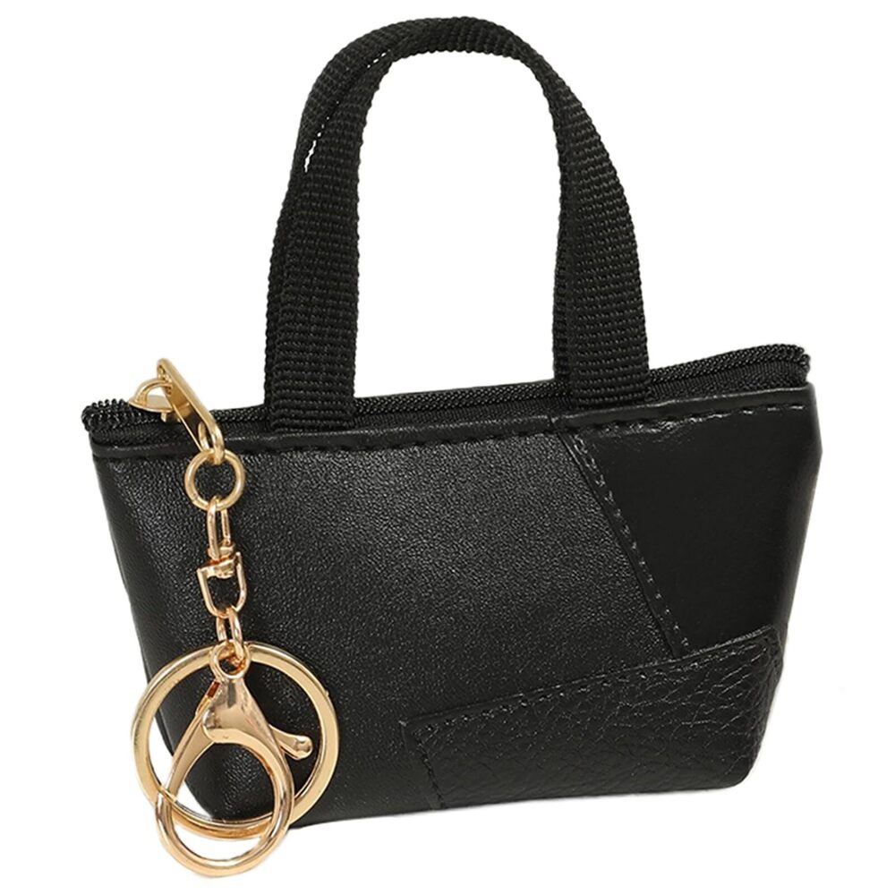 3117 Mini Coin Purse Backpack Purse Keychain Change Purse Micro Tote Bag
